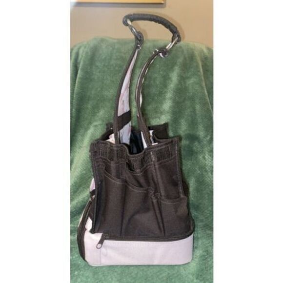 AMMs The Original Tote-Ally Cool On-the-Go Scrapbook Canvas Craft Pink Camo Bag - Picture 4 of 7